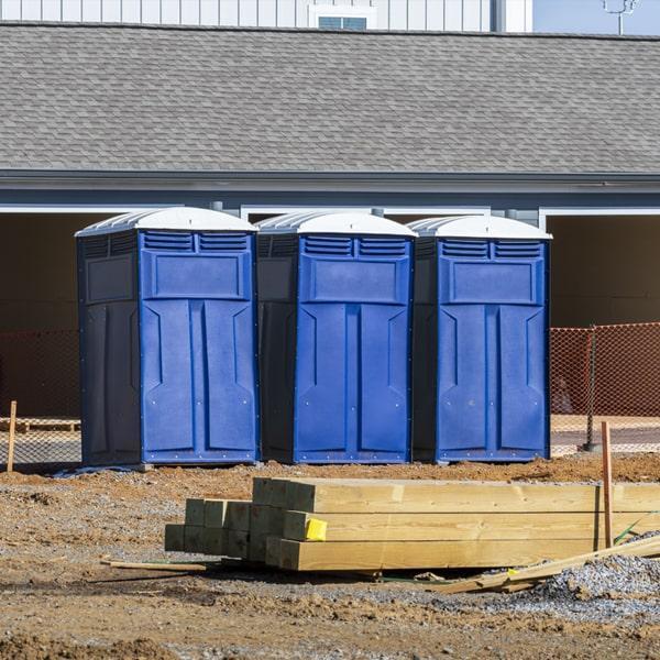 Heavy-duty construction site porta potty in Dothan, Alabama